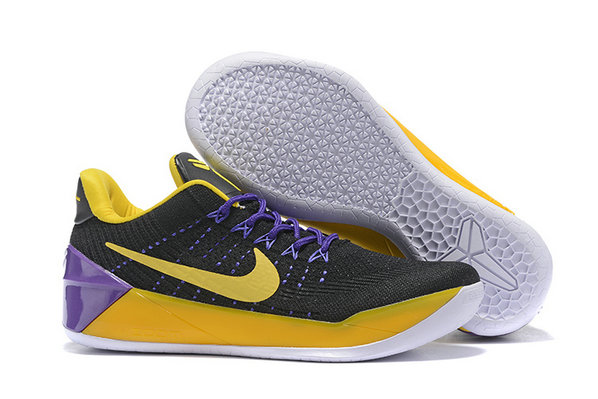 Nike Kobe AD Flyknit Black Purpel Yellow Basketball Shoes